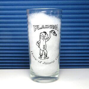 Vintage 1976 Jimmy Carter Plains Georgia Peanut Man Character Drinking Glass